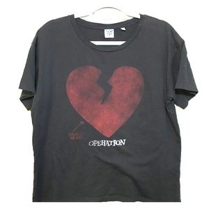 Junk Food Operation board game broken heart tee